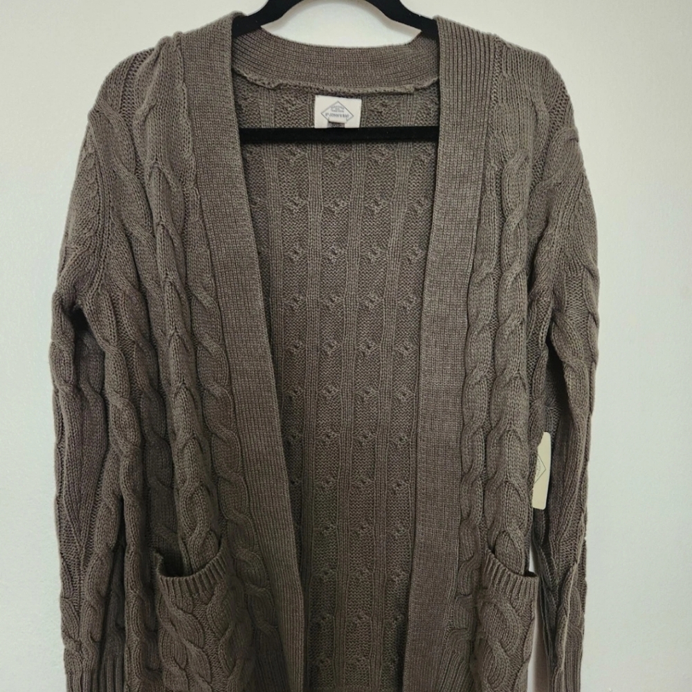 St. John's Bay Oregano Cable Knit‎ Cardigan
